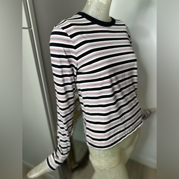 La Ligne New York Women's Striped Long Sleeve Crew Neck Top. Size XSmall - Picture 6 of 11